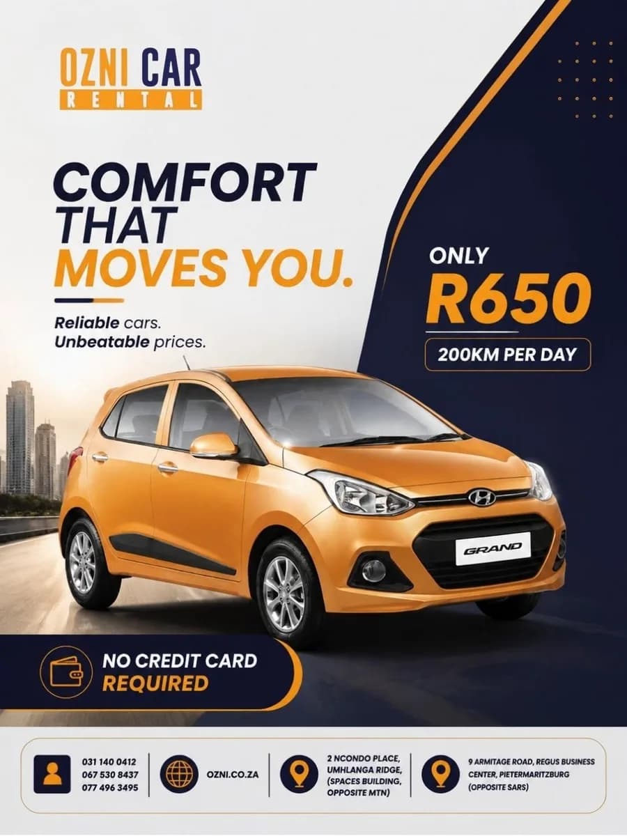 Car Rental with Insurance Durban