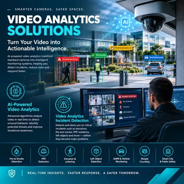 Video Analytics Solutions: Turn Your Cameras into Smart Security Tools