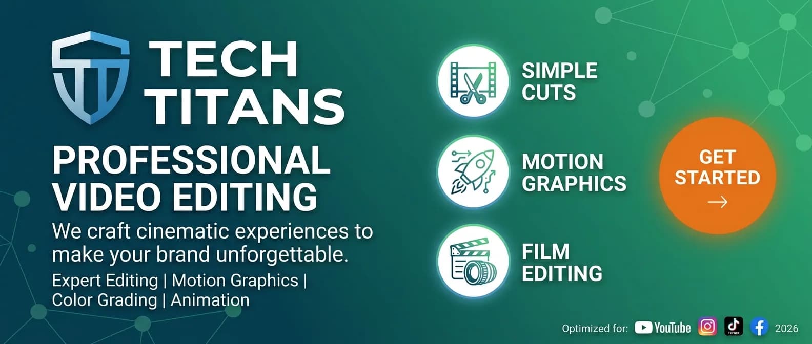 Video Editors for Corporate, Social & Event Videos