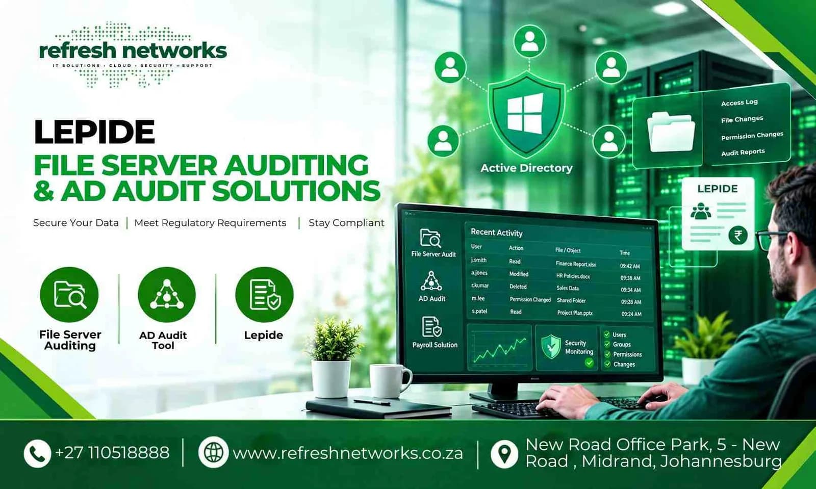 Lepide, File Server Auditing & AD Audit Solutions | Refresh Networks