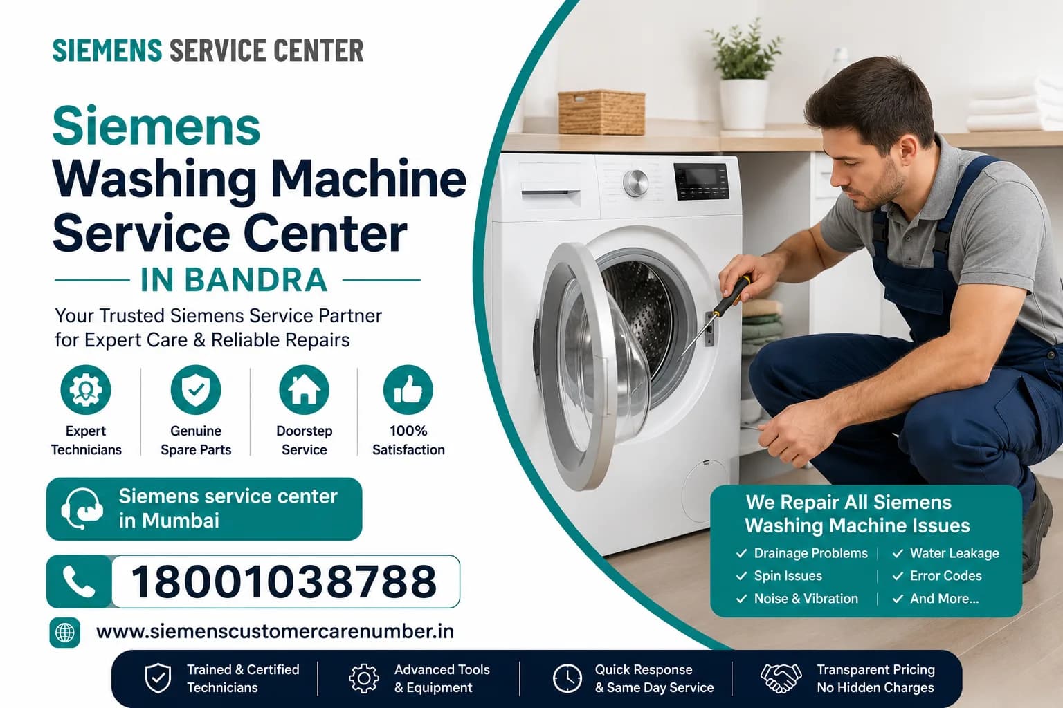 Siemens Washing Machine Service Center In Bandra