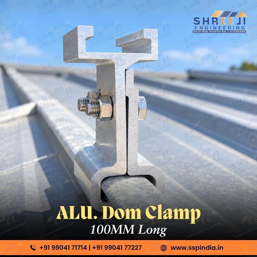 Aluminium Solar Clamps and Mounting Rails Supplier