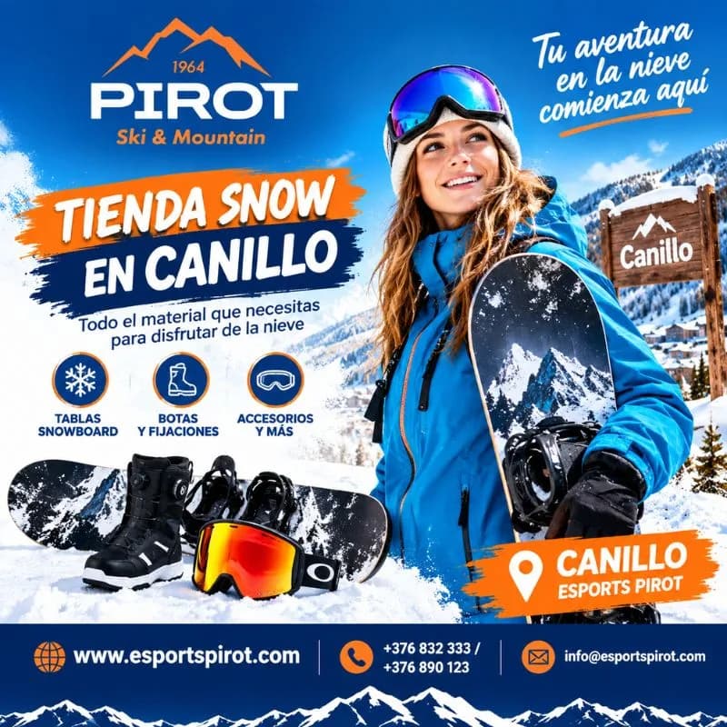 Tu Tienda Snow en Canillo para la Temporada de Invierno