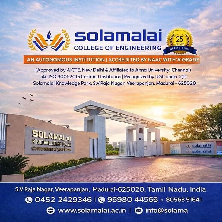 Building Expertise Across Engineering Branches at Solamalai College, Madurai