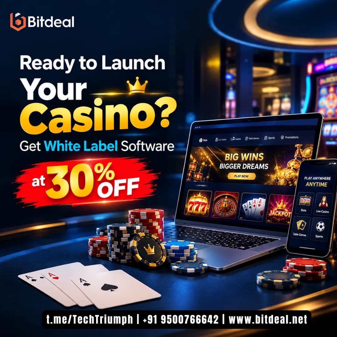 Ready to Launch Your Casino? Get White Label Software at 30% OFF