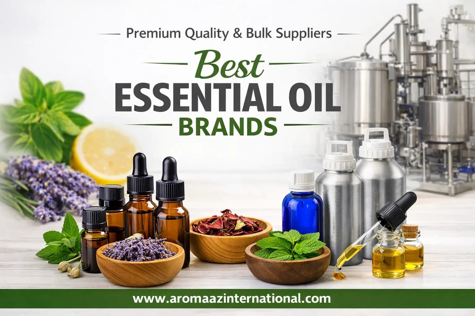 Why Do Businesses Choose the Best Essential Oils Brands for Premium Quality Products