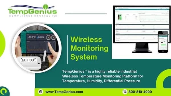 Advanced Wireless Monitoring System for Real Time Environmental Tracking and Compliance Management