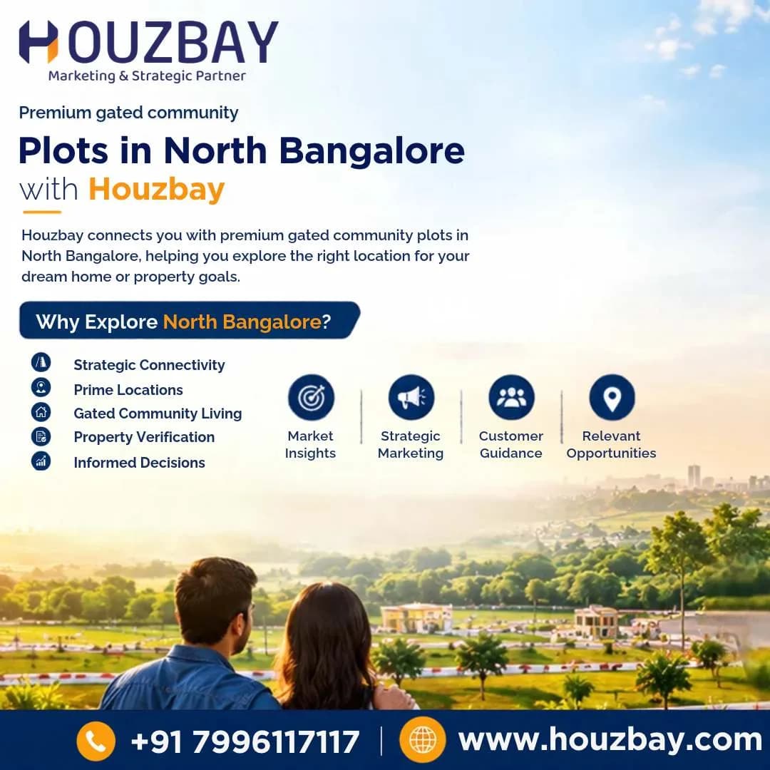 Premium gated community plots in North Bangalore | Houzbay