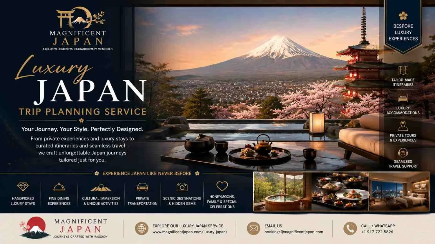 luxury Japan trip planning service