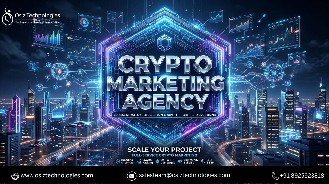 Leading Crypto Marketing Agency for Blockchain Projects | Osiz