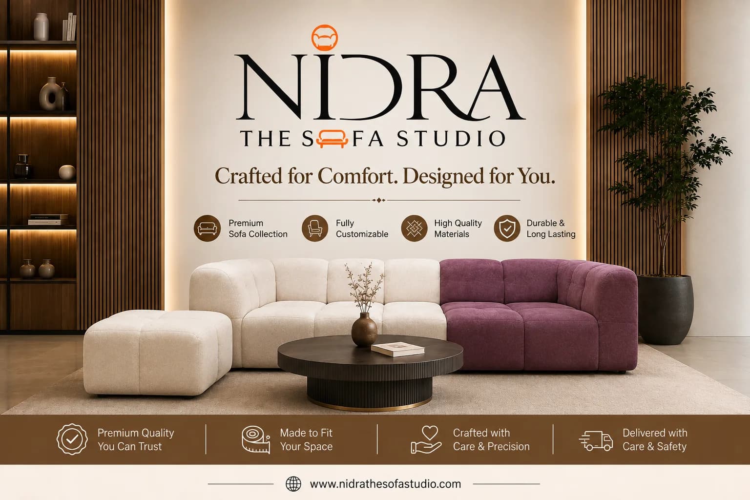Premium Family Sofa Designs in Indore