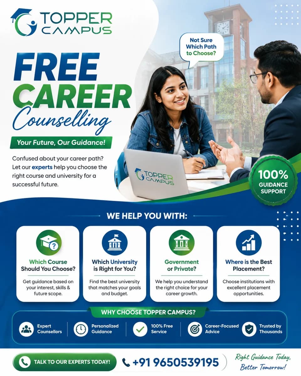 Free Career Counselling For College Admission 2026