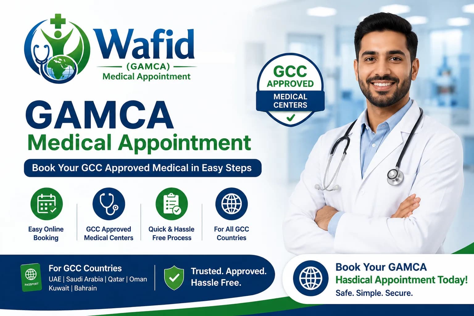 GCC Approved - GAMCA Medical Appointment in Delhi