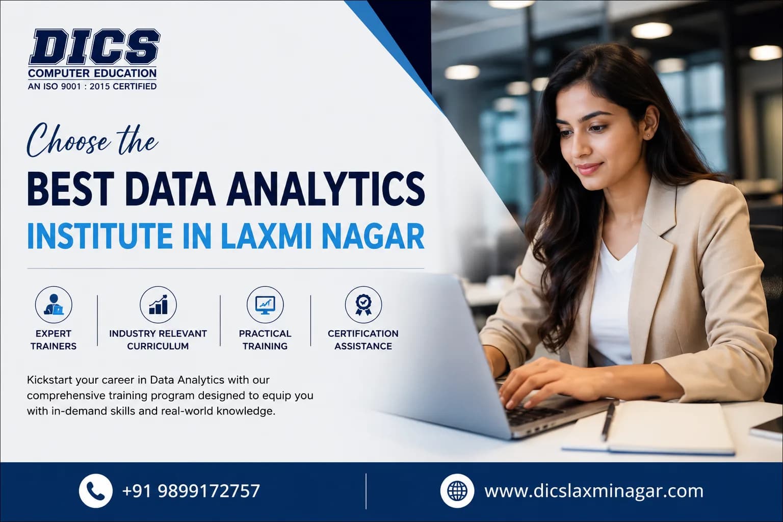 Best Data Analytics Institute in Laxmi Nagar – Learn Analytics at DICS