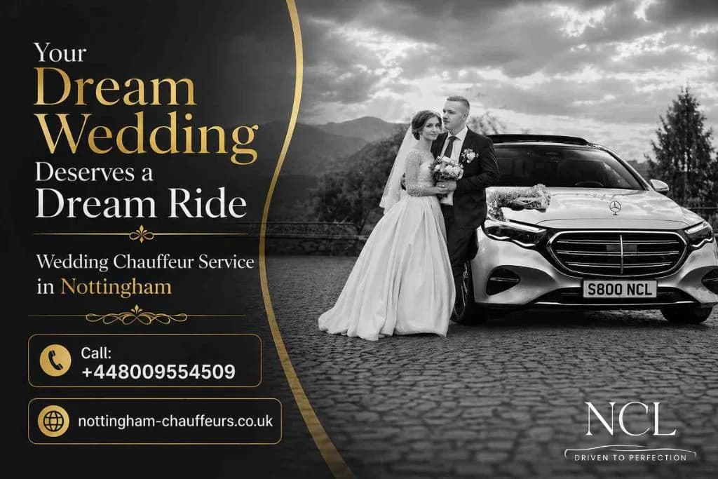 Your Dream Wedding Deserves a Dream Ride – Wedding Chauffeur Service in Nottingham