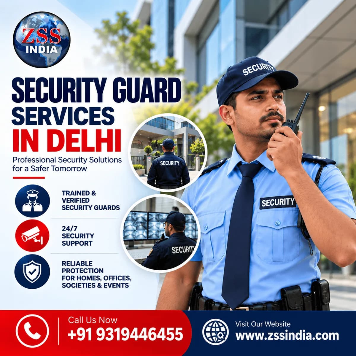 Security Guard Services in Delhi for Reliable Protection