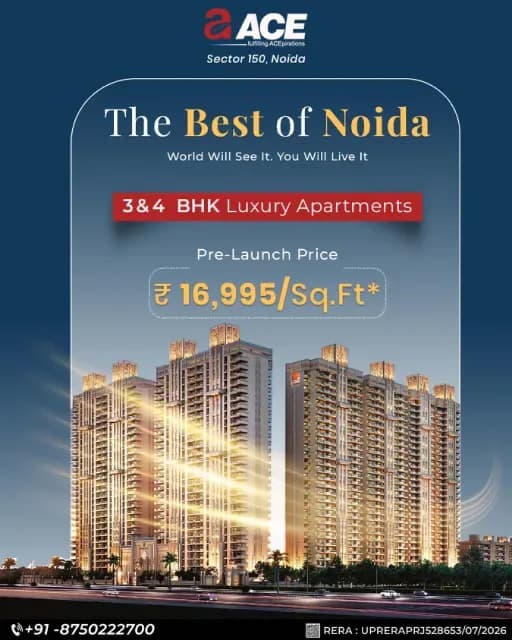 ACE Arte – Exclusive Homes in Sector 150, Noida
