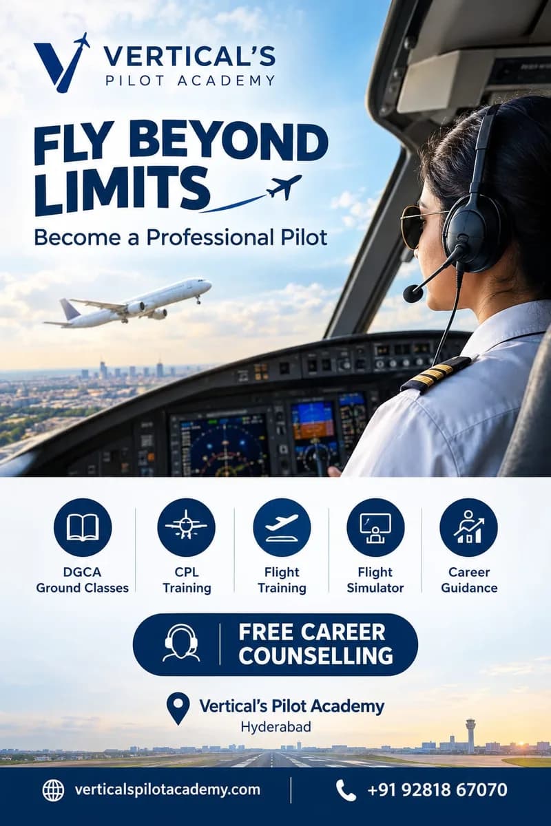 Pilot Training Academy in Hyderabad | Vertical's Pilot Academy 