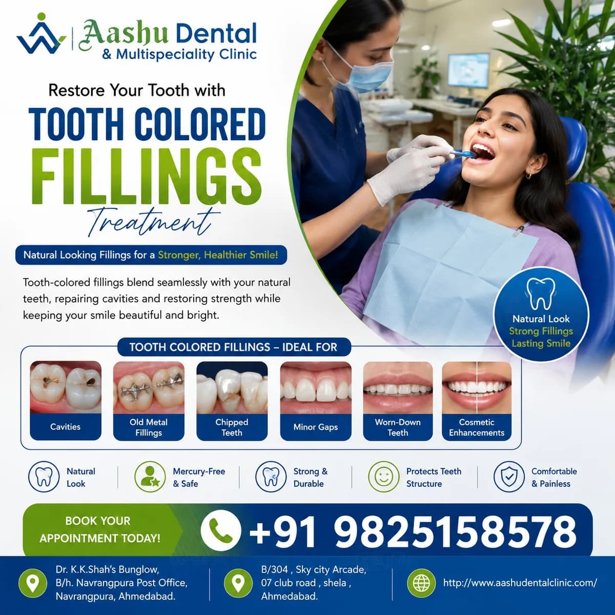 Expert Tooth Colored Fillings Treatment | DR. Manish Shah
