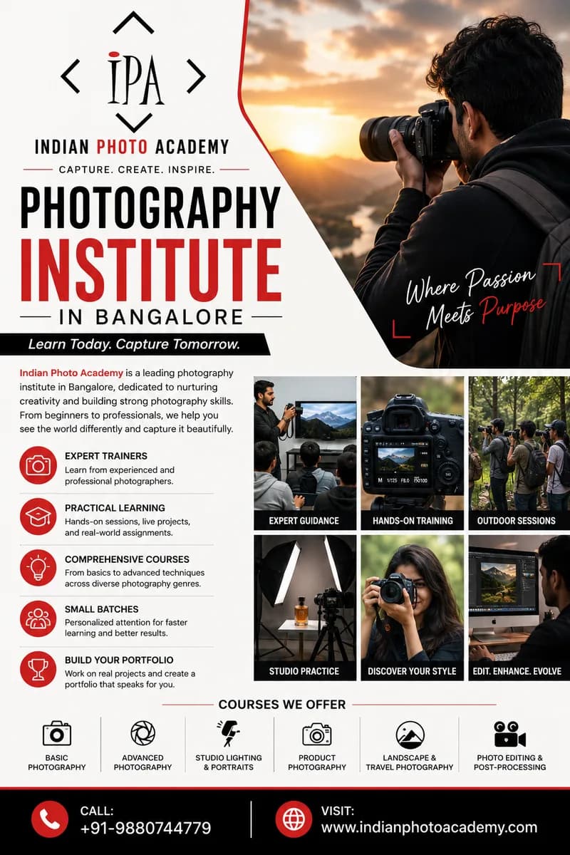 photography institute in Bangalore