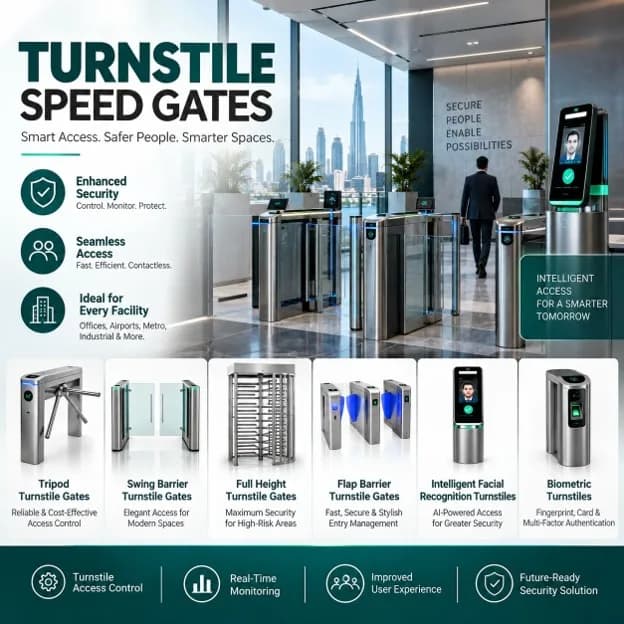 AI-Powered Turnstile Speed Gates for Safer UAE Educational Institutions