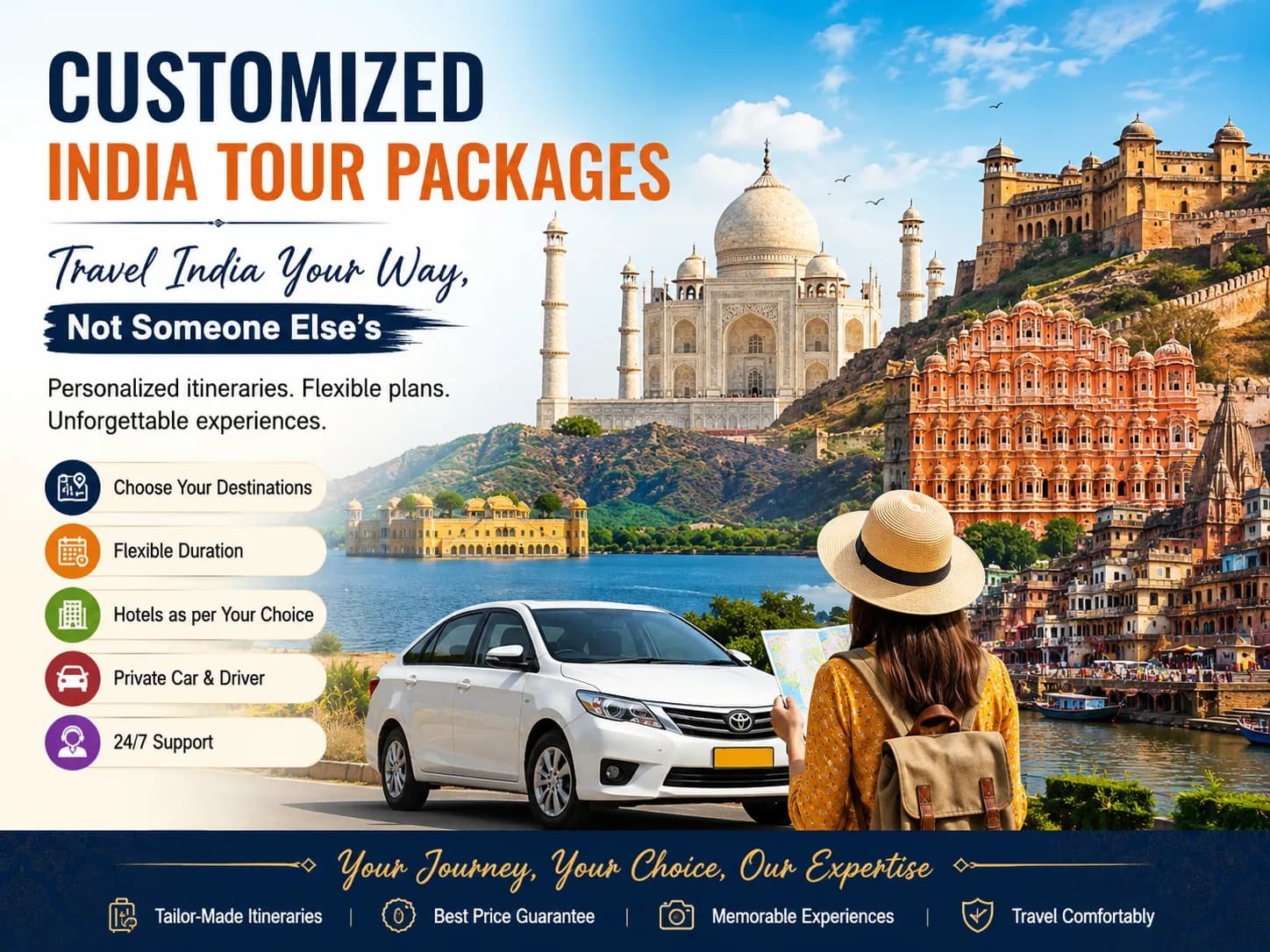 Customized India Tour Packages: Travel India Your Way, Not Someone Else’s