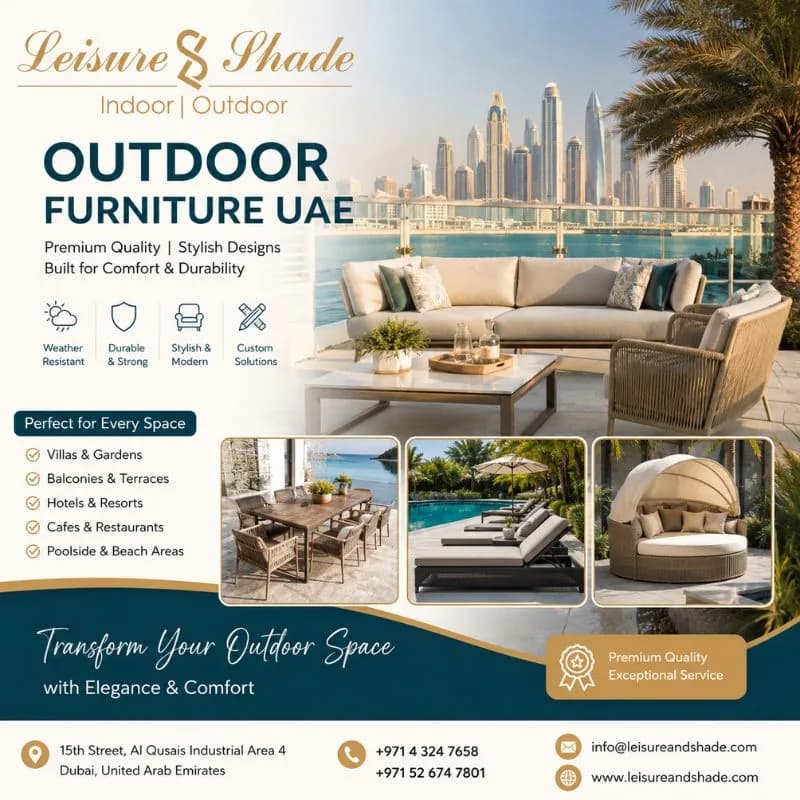 Outdoor Furniture UAE: Premium Luxury Garden Furniture Collection