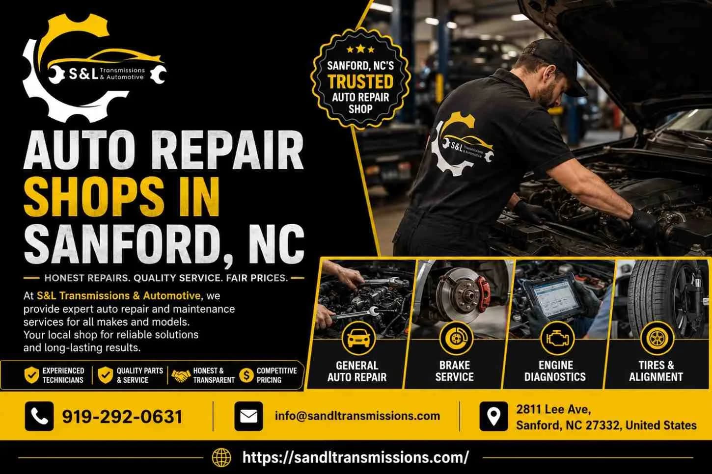 Trusted Auto Mechanic in Sanford, NC | Honest Repairs & Expert Car Care