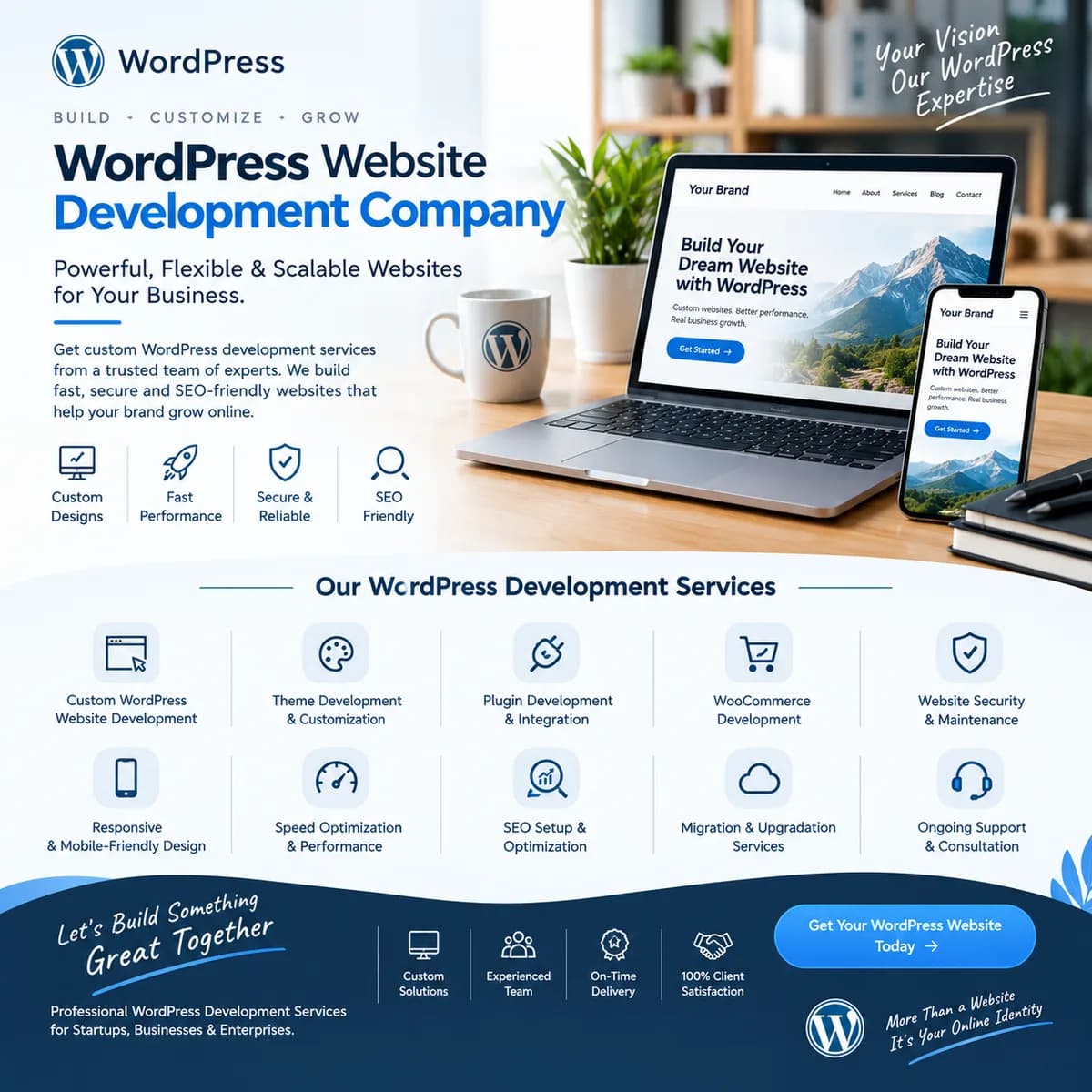 WordPress Website Development Company | Custom WordPress Solutions