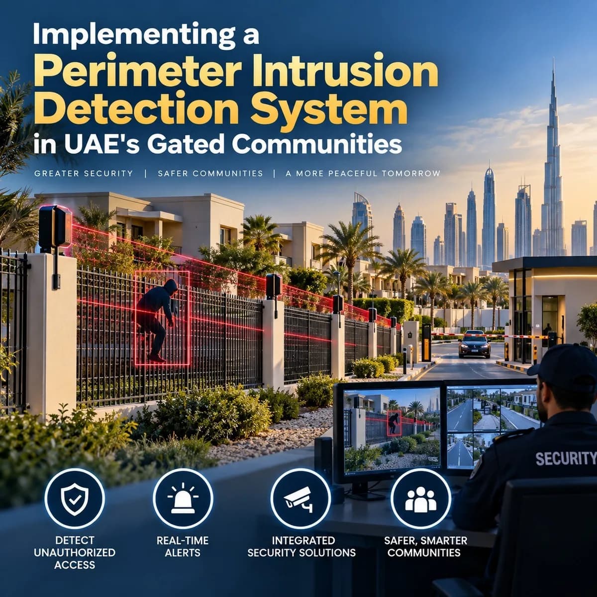Implementing a Perimeter Intrusion Detection System in UAE's Gated Communities