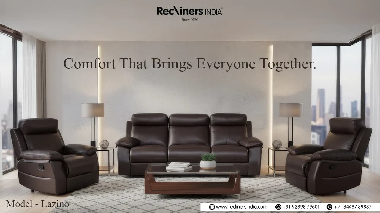 Best Living Room Recliner in India – Motorized Recliner Sofa Sets | Recliners India