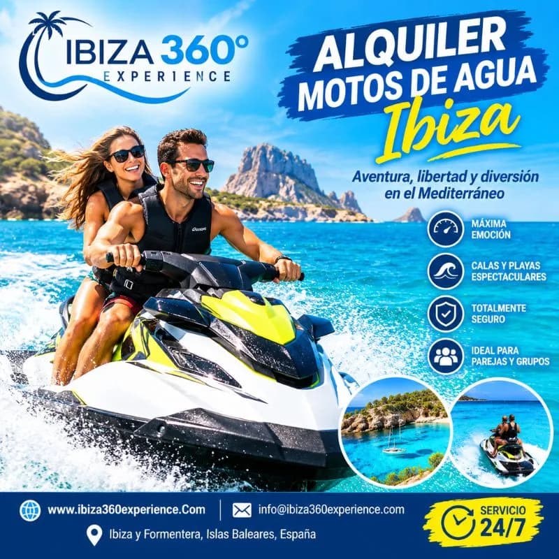 La Mejor Experiencia de Alquiler motos de agua Ibiza