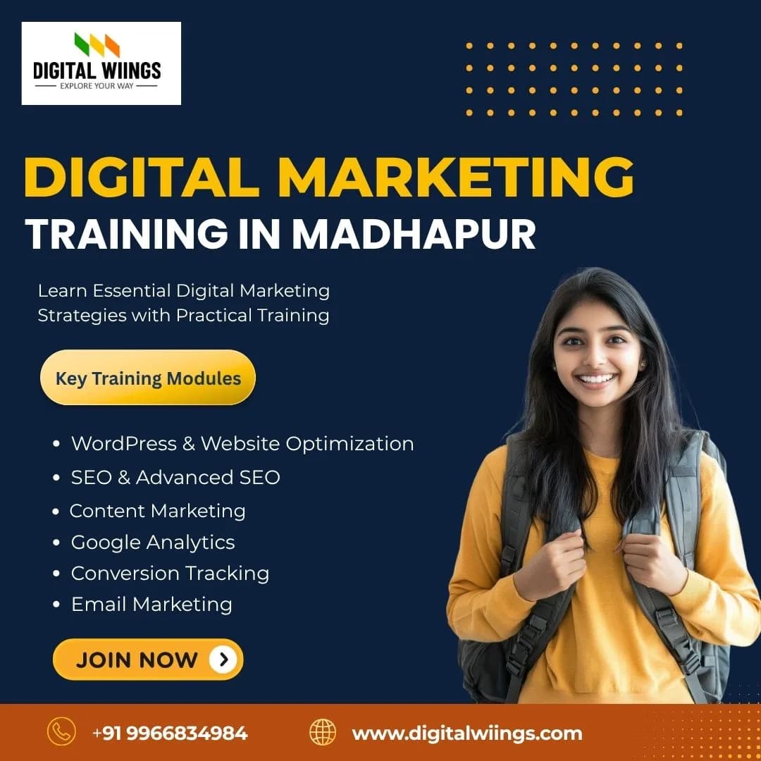 Digital Wiings – The Best AI Powered Digital Marketing Training in Madhapur for Future-Ready Skills