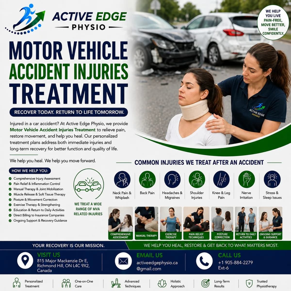 Motor Vehicle Accident Injuries Treatment in Richmond Hill