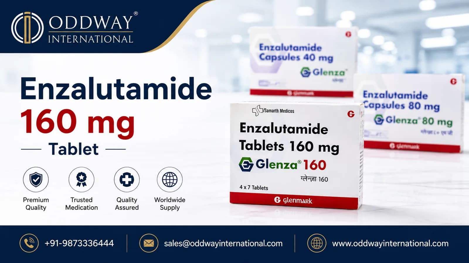 Enzalutamide Price in Malaysia for B2B Bulk Buyers - Oddway