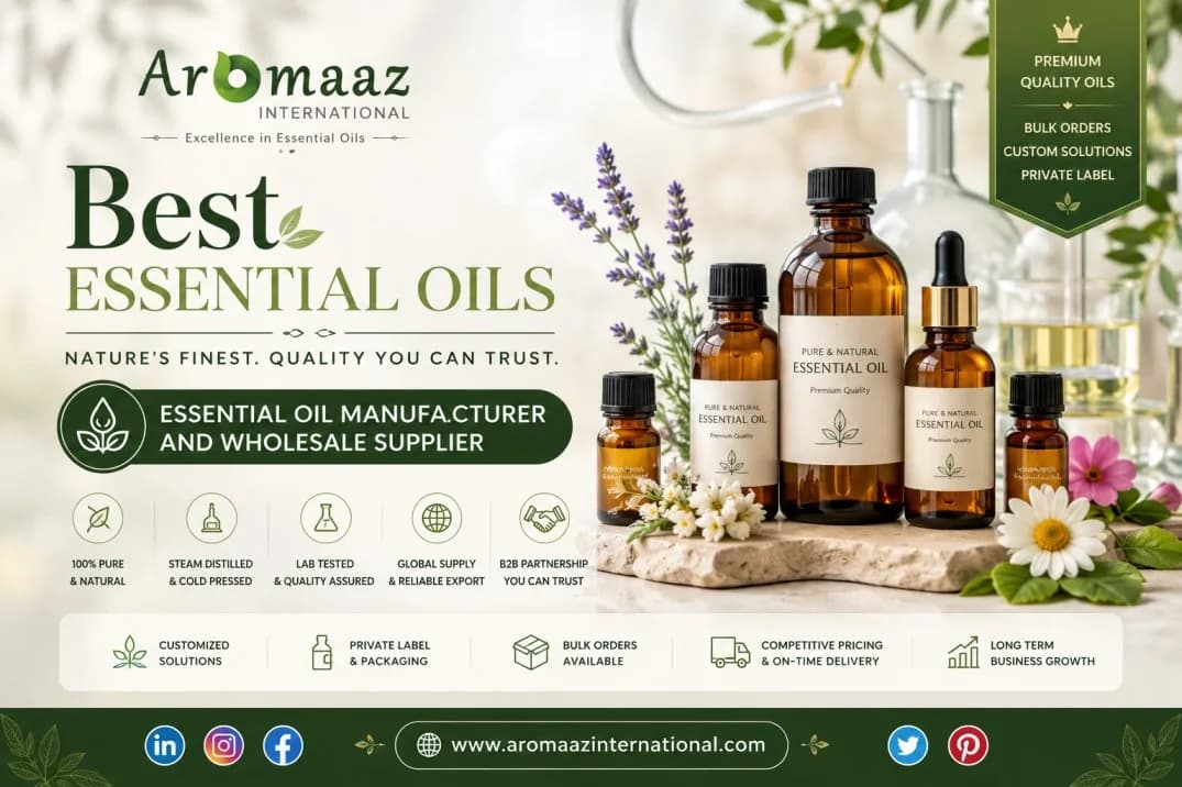 Best Essential Oils for Wellness, Skincare & Aromatherapy