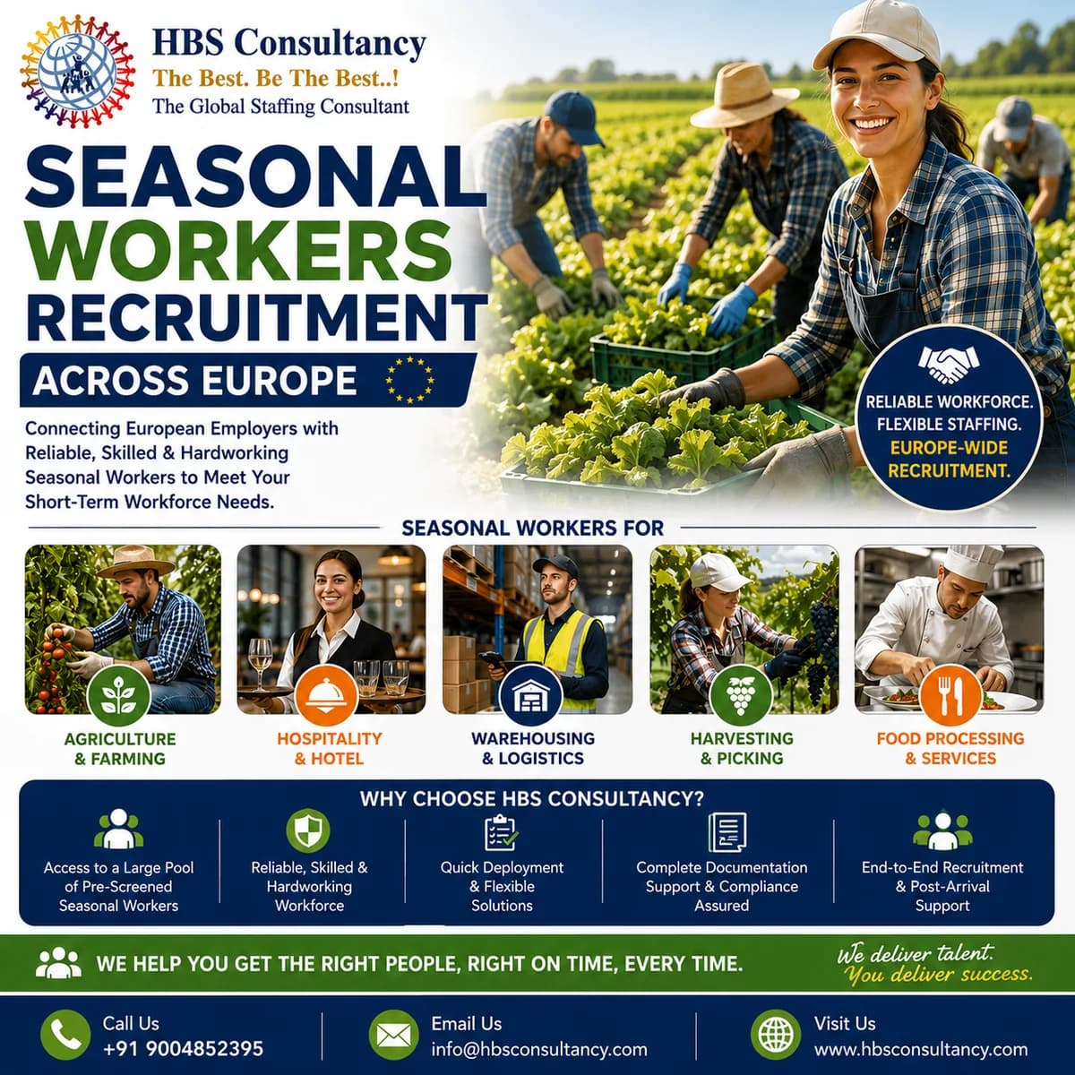 Hire Overseas Seasonal Workers Recruitment Across Europe