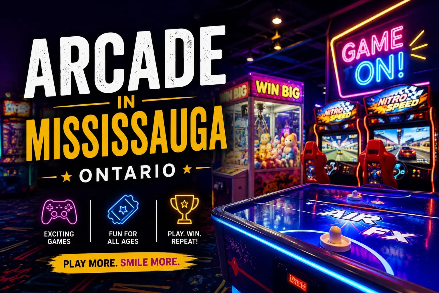 Best Arcade in Mississauga Ontario – Book Your Fun Experience Now
