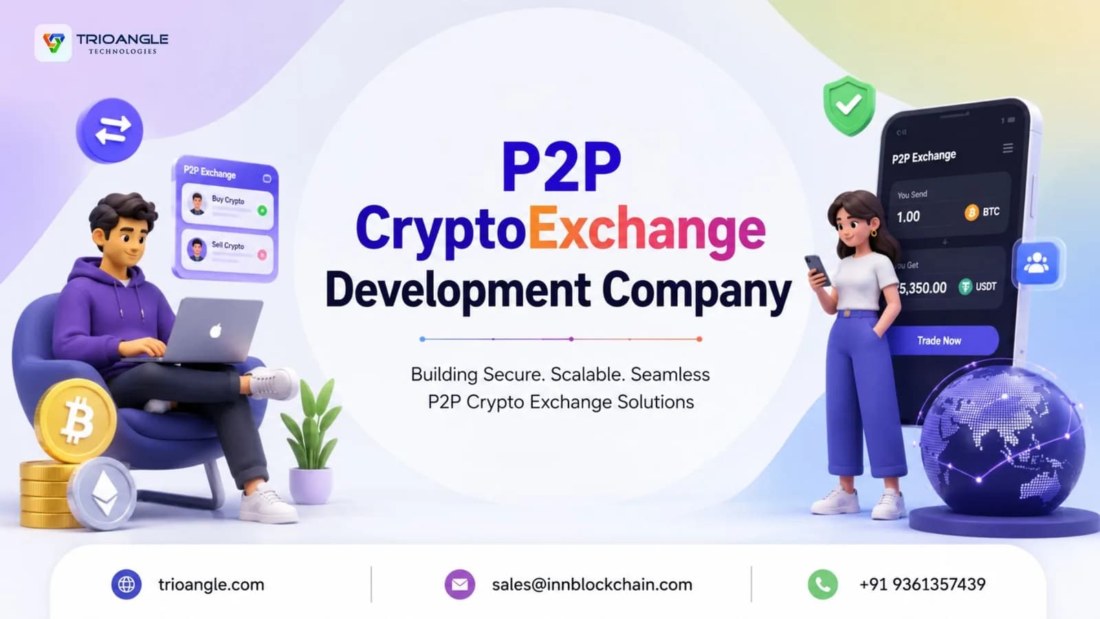 Trusted P2P Crypto Exchange Development Company