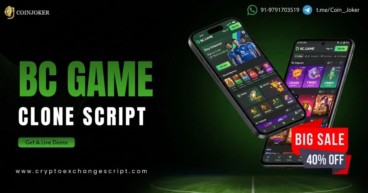 Build a Trusted Digital Gaming Ecosystem with BC.Game Clone Script 