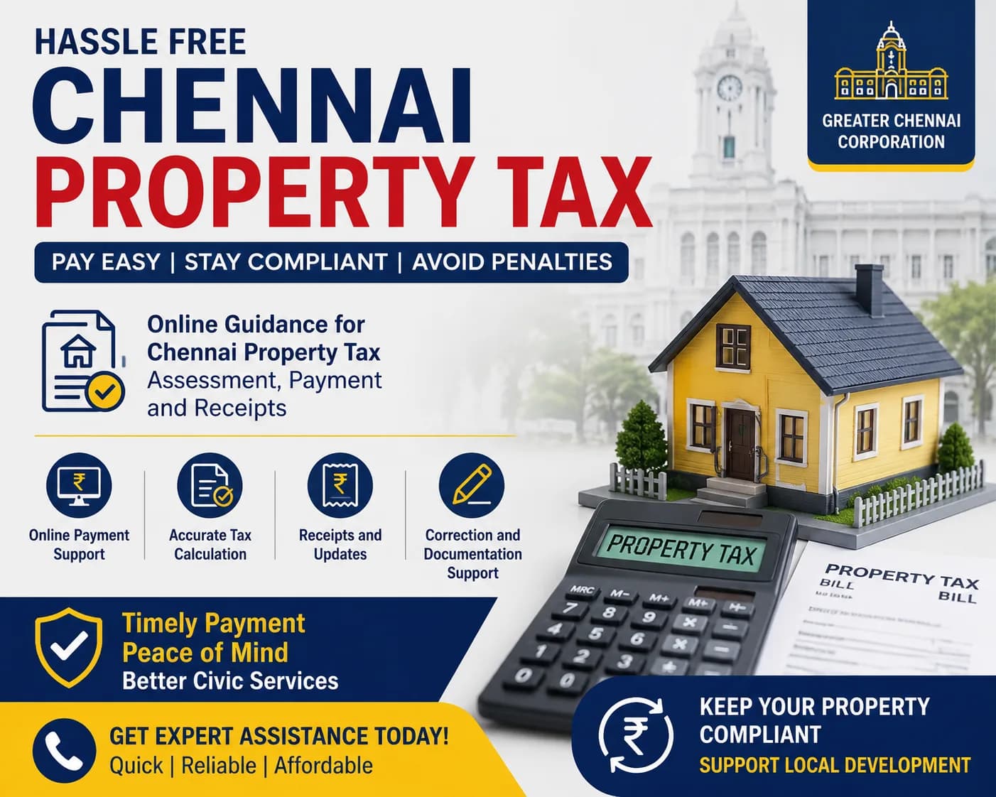 Reliable Chennai Property Tax Solutions For Residential Owners