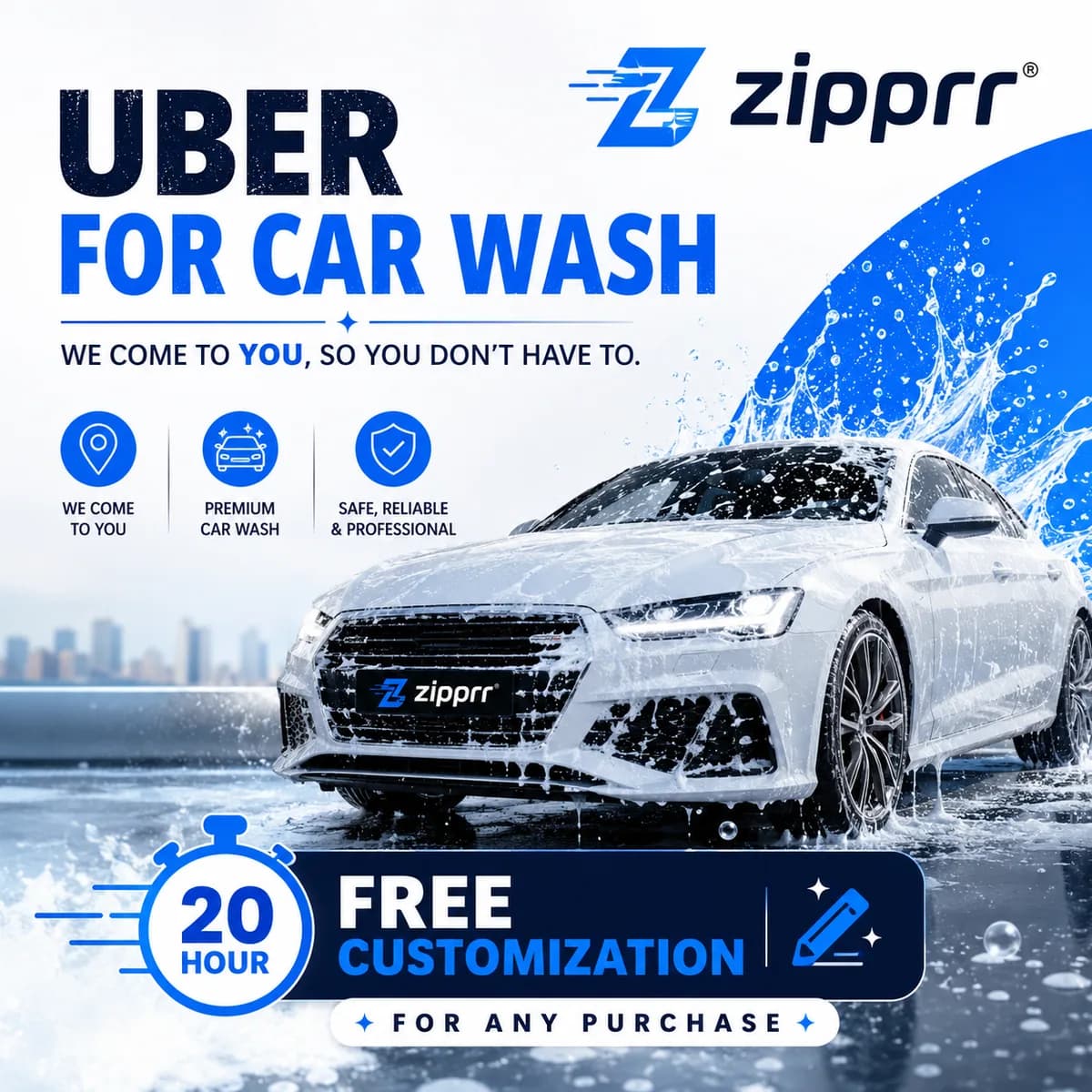 Start a Car Wash Marketplace Business — White-Label Uber For Car Wash Platform 2026