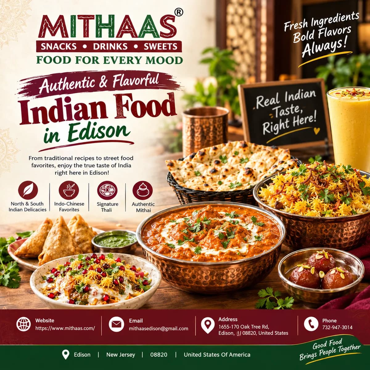 Savor Authentic Indian Food in Edison