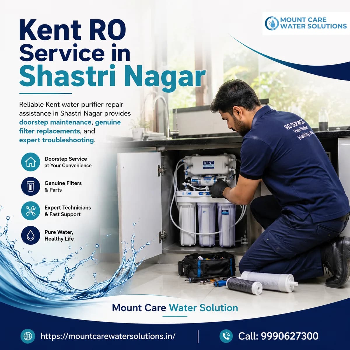 Kent RO Service in Shastri Nagar