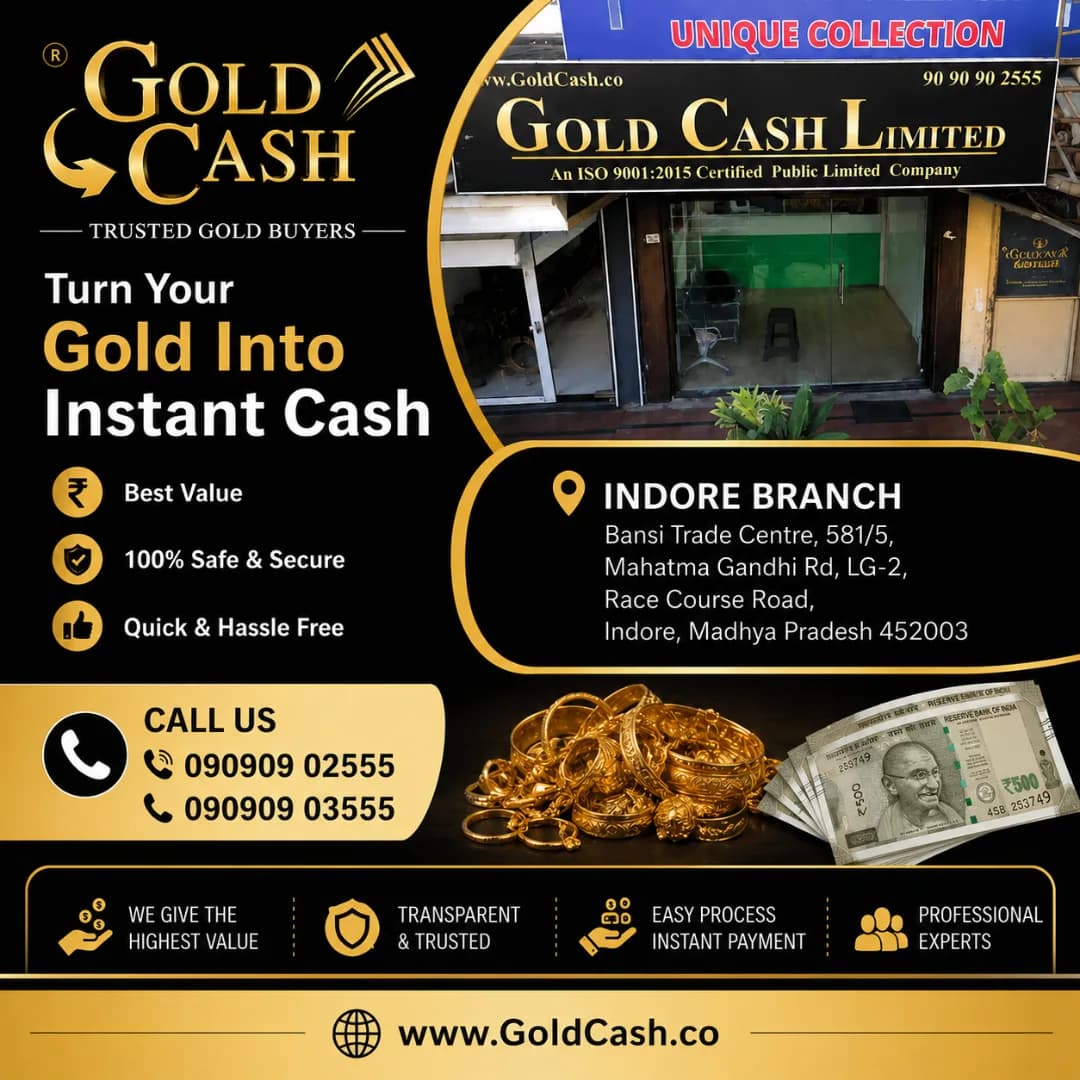 Best Gold Buyers in Indore - Gold Cash Limited 