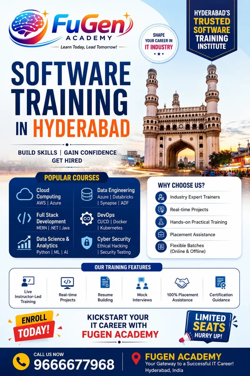 Software Training institute in hyderabad