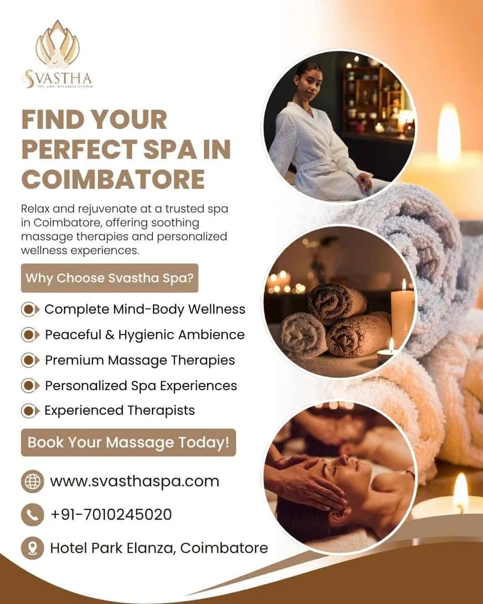 Find Your Perfect Spa in Coimbatore
