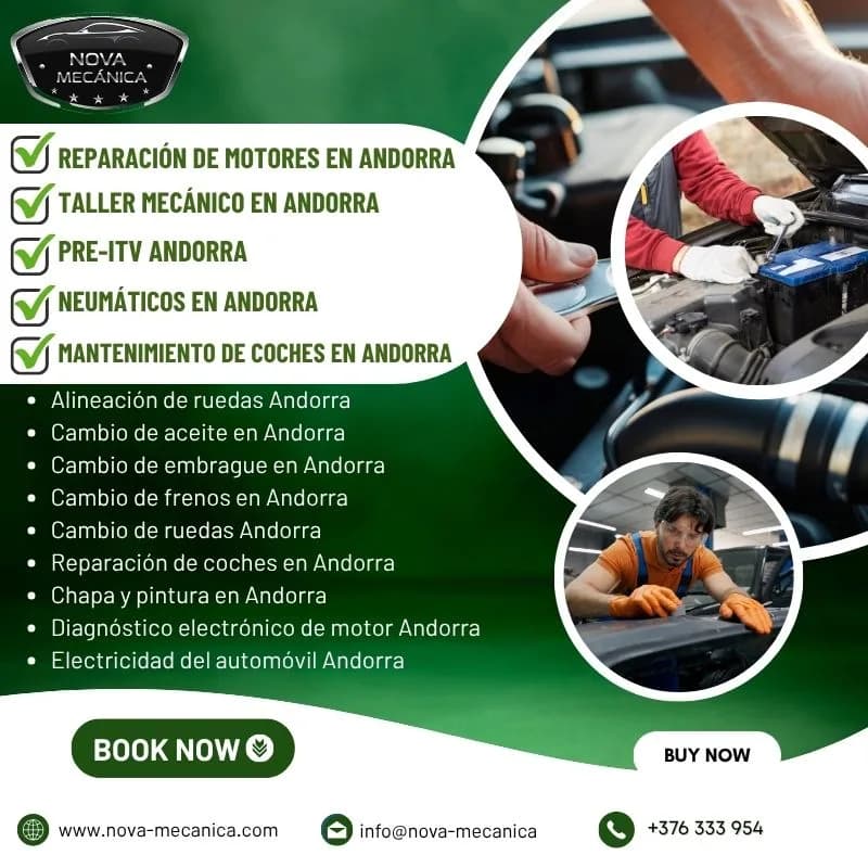  Cuida tu vehículo con el mejor mantenimiento de coches en Andorra