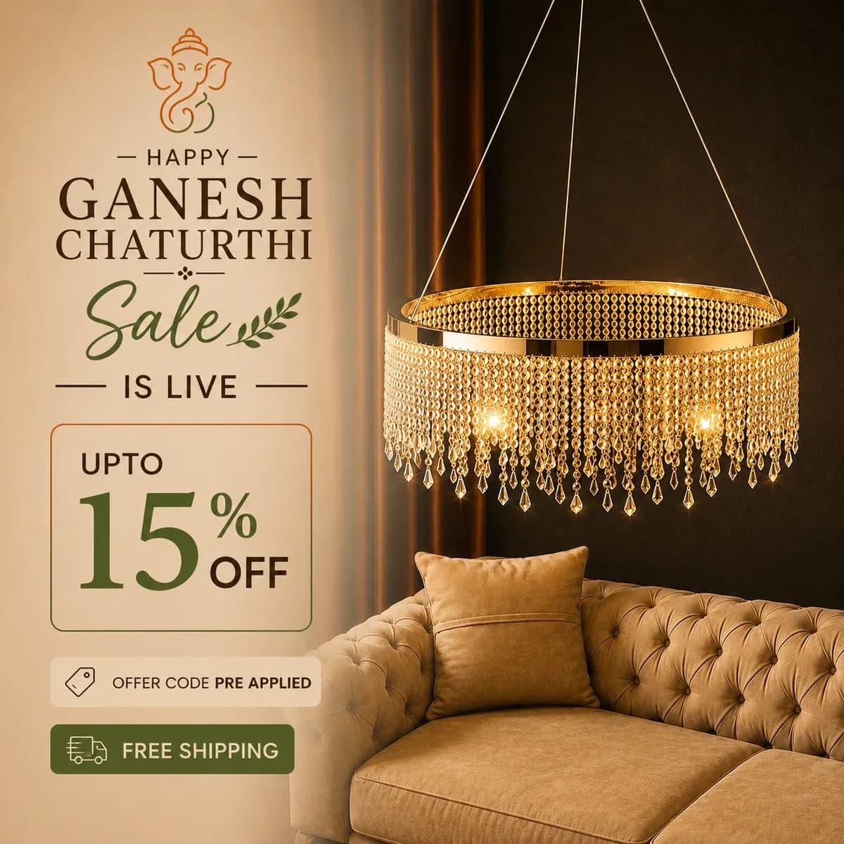 Home Decor Lighting in Delhi | Designer Lights & Chandeliers