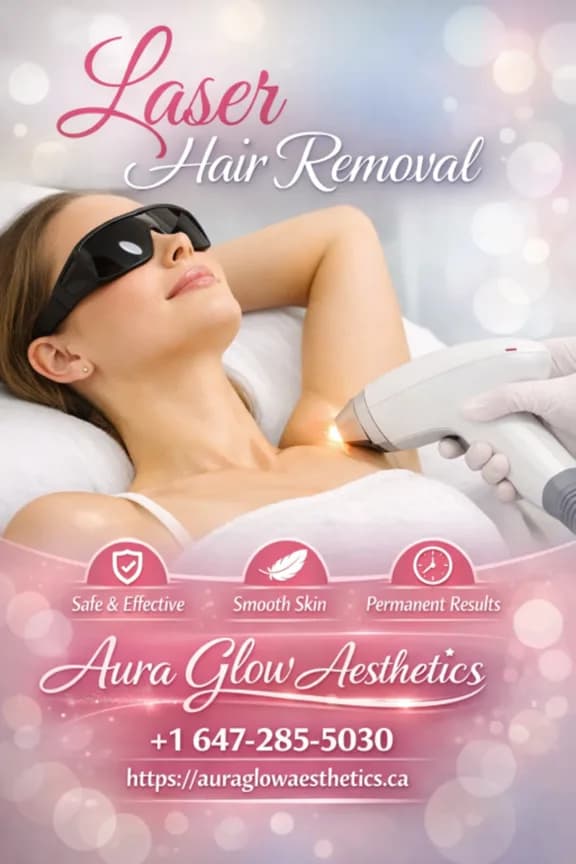 Med Spa Toronto | Laser Hair Removal, Microblading & Facials | Aura Glow Aesthetics